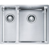 Cuve Inox BXX 160-34-16 BOX 1 cuve 1/2 R12, sans égouttoir - 560x450mm