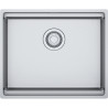 Cuve Inox BXX PRO 110-50 BOX PRO 1 grande cuve, sans égouttoir - 530x440mm - vidage manuel
