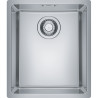 Cuve Inox MRX 110-34 MARIS 1 cuve R16, sans égouttoir - 380x440mm - vidage automatique