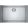 Cuve Inox MRX 110-70 MARIS 1 grande cuve R16, sans égouttoir - 740x440mm - vidage automatique