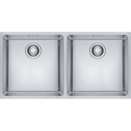Cuve Inox MRX 120-40-40 MARIS 2 cuves R16, sans égouttoir - 865x440mm - vidage manuel
