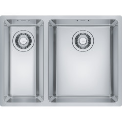 Cuve Inox MRX 160-34-19 MARIS 1 grande 1/2 cuve R16, sans égouttoir - 595x440mm - vidage automatique