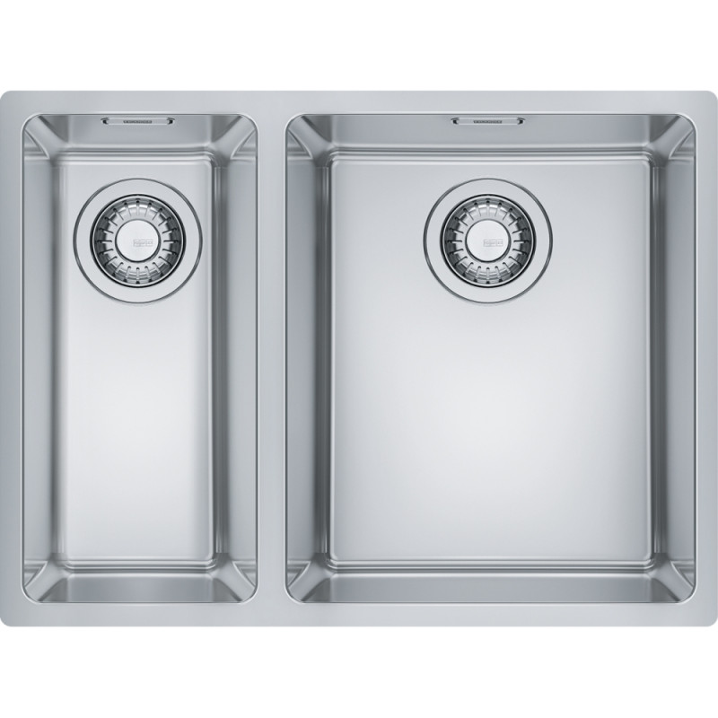 Cuve Inox MRX 160-34-19 MARIS 1 grande 1/2 cuve R16, sans égouttoir - 595x440mm - vidage automatique