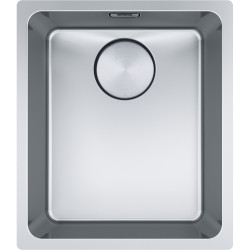Cuve Inox MYX 110-34 MYTHOS 1 cuve R25/10, sans égouttoir - 380x440mm - vidage automatique