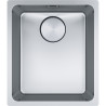 Cuve Inox MYX 110-34 MYTHOS 1 cuve R25/10, sans égouttoir - 380x440mm - vidage manuel