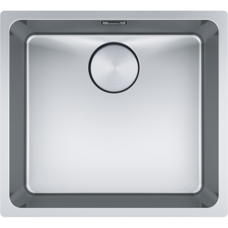 Cuve Inox MYX 110-45 MYTHOS 1 cuve R25/10, sans égouttoir - 490x440mm - vidage automatique