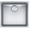 Cuve Inox MYX 110-45 MYTHOS 1 cuve R25/10, sans égouttoir - 490x440mm - vidage automatique