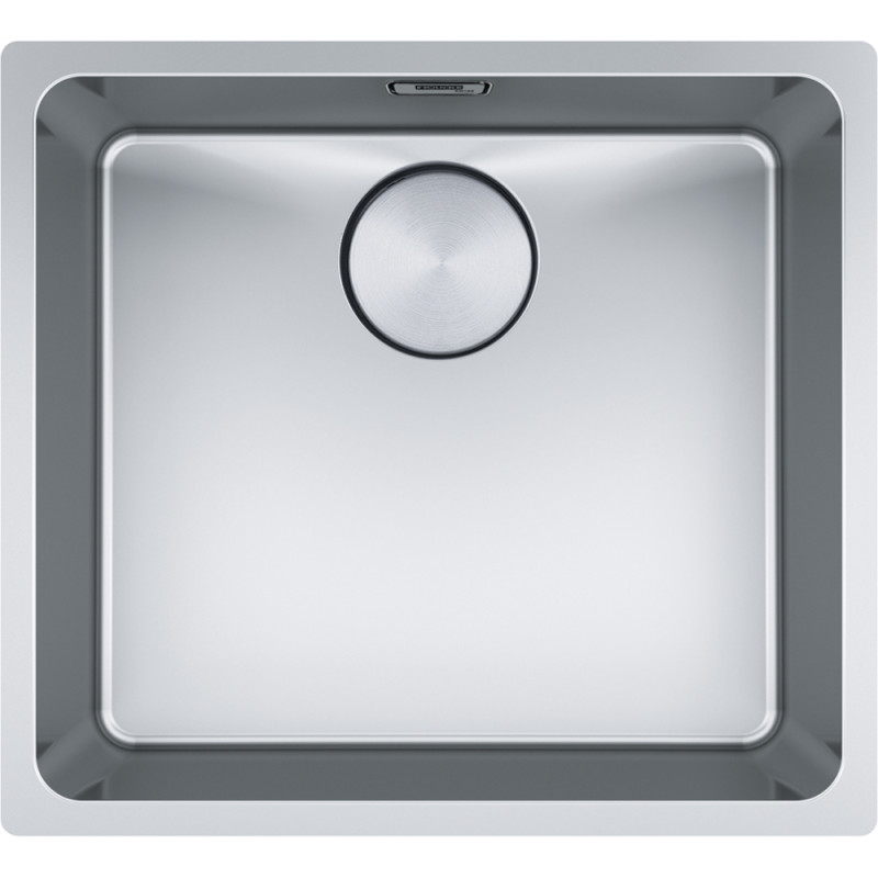 Cuve Inox MYX 110-45 MYTHOS 1 cuve R25/10, sans égouttoir - 490x440mm - vidage manuel