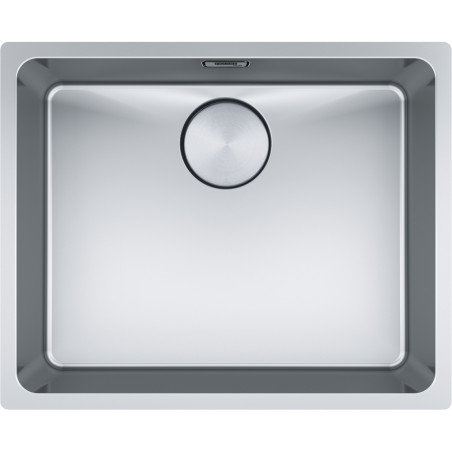 Cuve Inox MYX 110-50 MYTHOS 1 grande cuve R25/10, sans égouttoir - 540x440mm - vidage manuel
