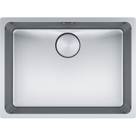 Cuve Inox MYX 110-55 MYTHOS 1 grande cuve R25/10, sans égouttoir - 590x440mm - vidage automatique