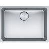 Cuve Inox MYX 110-55 MYTHOS 1 grande cuve R25/10, sans égouttoir - 590x440mm - vidage automatique