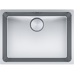 Cuve Inox MYX 110-55 MYTHOS 1 grande cuve R25/10, sans égouttoir - 590x440mm - vidage manuel