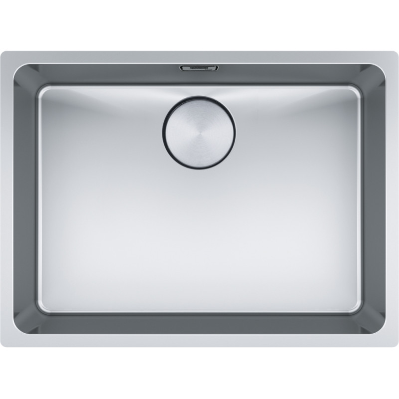 Cuve Inox MYX 110-55 MYTHOS 1 grande cuve R25/10, sans égouttoir - 590x440mm - vidage manuel