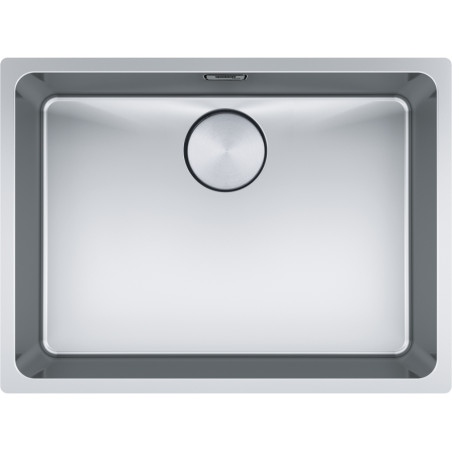 Cuve Inox MYX 110-55 MYTHOS 1 grande cuve R25/10, sans égouttoir - 590x440mm - vidage manuel