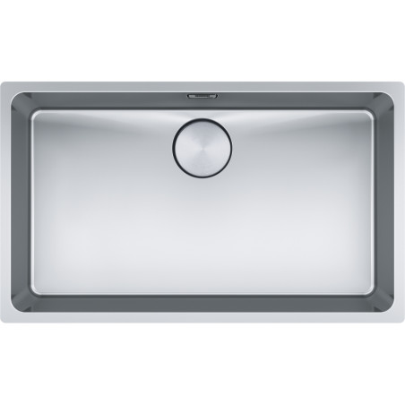 Cuve Inox MYX 110-70 MYTHOS 1 grande cuve R25/10, sans égouttoir - 740x440mm - vidage automatique
