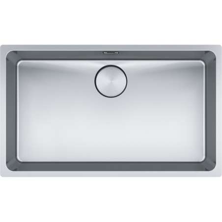 Cuve Inox MYX 110-70 MYTHOS 1 grande cuve R25/10, sans égouttoir - 740x440mm - vidage manuel