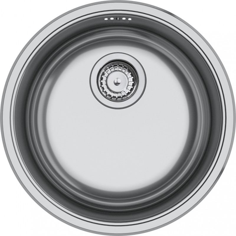 Cuve Inox ROX 110-38 ROTONDO 1 cuve ronde, sans égouttoir - vidage automatique