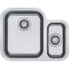 Cuve Inox SRX 160-34-16 SMART 1 cuve et demi R70, petite cuve à droite - 580x450mm - vidage manuel