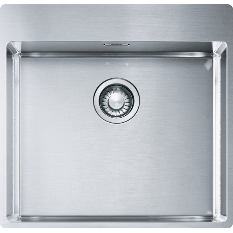 Cuve Inox BXX 210-50 BOX 1 grande cuve R12, sans égouttoir - 530x510mm