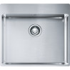 Cuve Inox BXX 210-54 BOX 1 grande cuve R12, sans égouttoir - 570x510mm