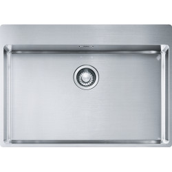 Cuve Inox BXX 210-68 BOX 1 grande cuve R12, sans égouttoir - 715x510mm