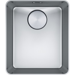 Cuve Inox MYX 210-34 MYTHOS 1 cuve R25/10, sans égouttoir - 352x412mm - vidage automatique
