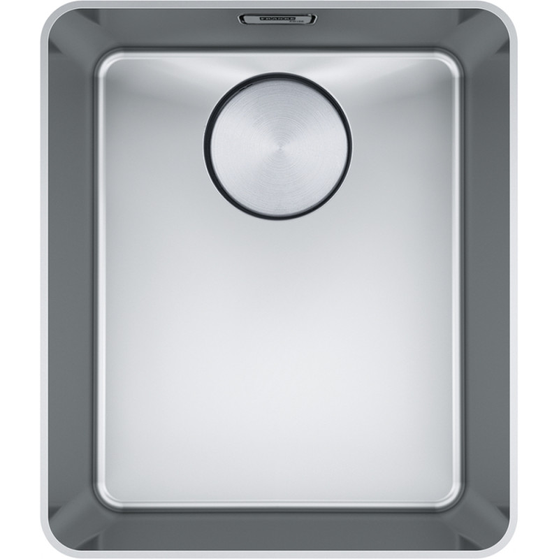 Cuve Inox MYX 210-34 MYTHOS 1 cuve R25/10, sans égouttoir - 352x412mm - vidage automatique