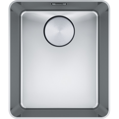 Cuve Inox MYX 210-34 MYTHOS 1 cuve R25/10, sans égouttoir - 352x412mm - vidage automatique