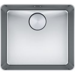 Cuve Inox MYX 210-45 MYTHOS 1 cuve R25/10, sans égouttoir - 462x412mm - vidage manuel