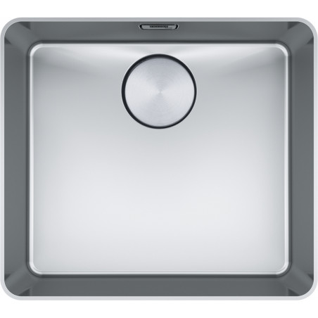 Cuve Inox MYX 210-45 MYTHOS 1 cuve R25/10, sans égouttoir - 462x412mm - vidage manuel