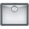 Cuve Inox MYX 210-50 MYTHOS 1 grande cuve R25/10, sans égouttoir - 512x412mm - vidage automatique