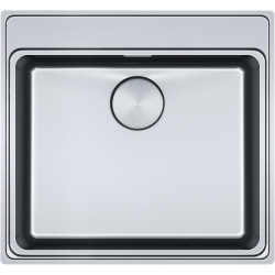 Cuve Inox MYX 210-50 MYTHOS 1 grande cuve R25/10, sans égouttoir - 580x520mm
