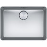 Cuve Inox MYX 210-55 MYTHOS 1 grande cuve R25/10, sans égouttoir - 562x412mm - vidage automatique