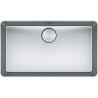 Cuve Inox MYX 210-70 MYTHOS 1 grande cuve R25/10, sans égouttoir - 712x412mm - vidage automatique