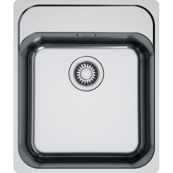 Cuve Inox SRX 210-40 SMART 1 cuve R60, sans égouttoir - 430x510mm