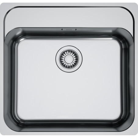 Cuve Inox SRX 210-50 SMART 1 cuve R60, sans égouttoir - 530x510mm