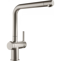 Mitigeur d'évier Chromé ACTIVE TWIST L (hauteur 312mm) Bec avec bouton rotatif intégré