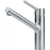 Mitigeur d'évier Inox TAROS Bec