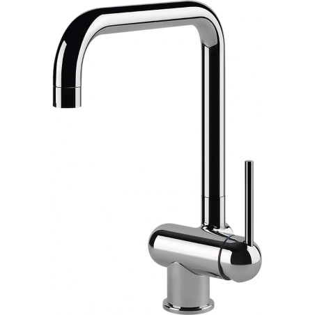 Mitigeur d'évier Chromé WINDOW Solution fenêtre avec Bec rabattable