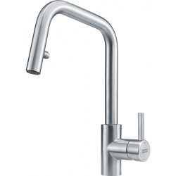 Mitigeur d'évier Inox EOS NEO U Douchette double-jet