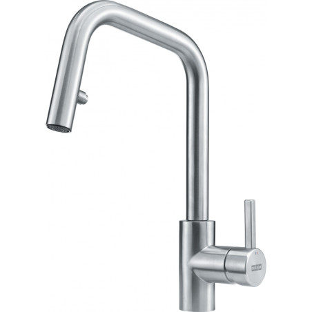 Mitigeur d'évier Inox EOS NEO U Douchette double-jet
