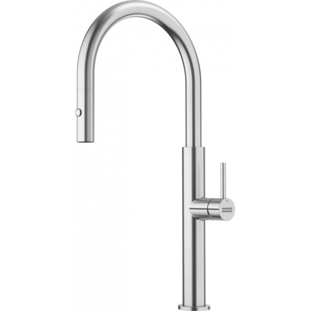 Mitigeur d'évier Inox PESCARA J Douchette double-jet