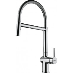 Mitigeur eau filtrée Chromé Active Semi Pro Douchette double jets