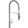 Mitigeur eau filtrée Chromé FOX PRO (hauteur 490mm) Semi-pro douchette double-jet