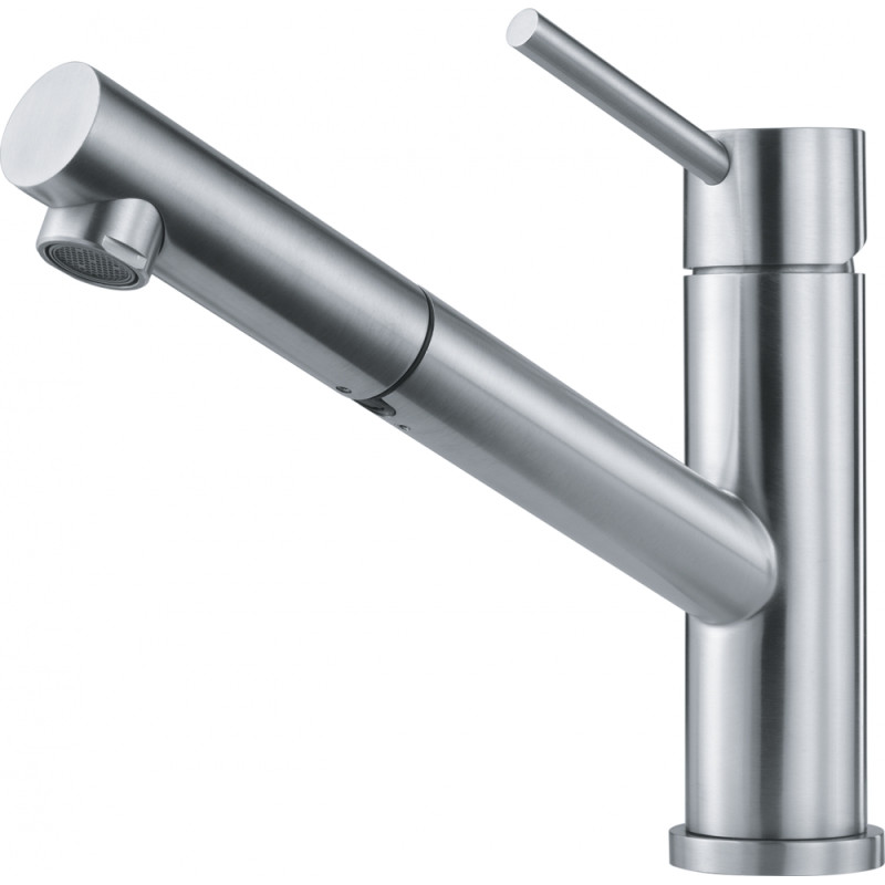 Mitigeur eau filtrée Inox ORBIT Douchette mono-jet