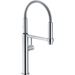 Mitigeur eau filtrée Chromé PESCARA 360° (hauteur 460mm) Semi-pro douchette double-jet