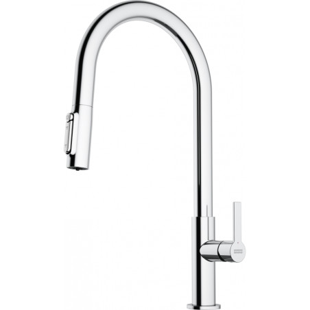 Système multifonction Chromé MARIS SLIM EAU FILTREE Douchette double jets