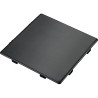Cache bonde carré anthracite pour cuves et évier Fragranite. Revêtement PVD F-Inox