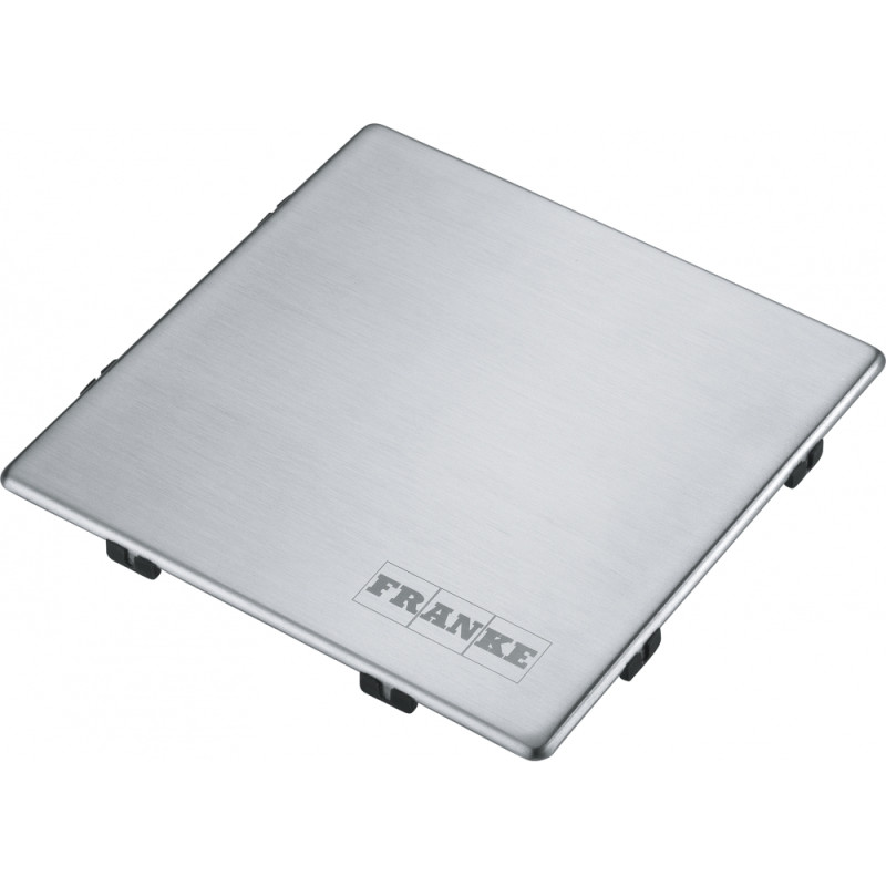 Cache bonde carré inox pour cuves et évier Fragranite