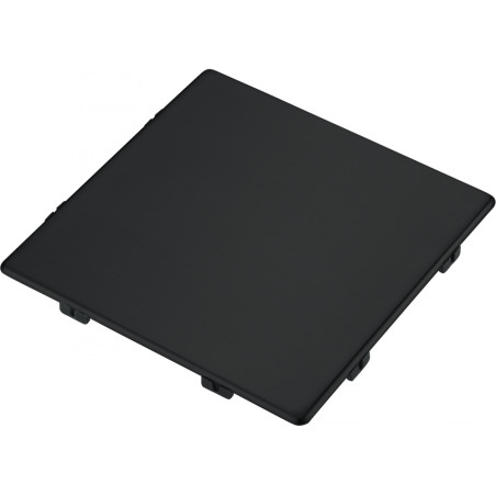 Cache bonde carré noir mat pour cuve KNG